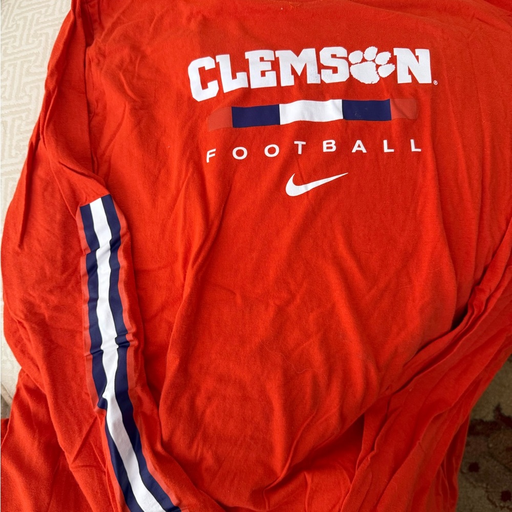 Nike Orange Long Sleeve Tee